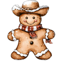 Western Christmas Decal 42