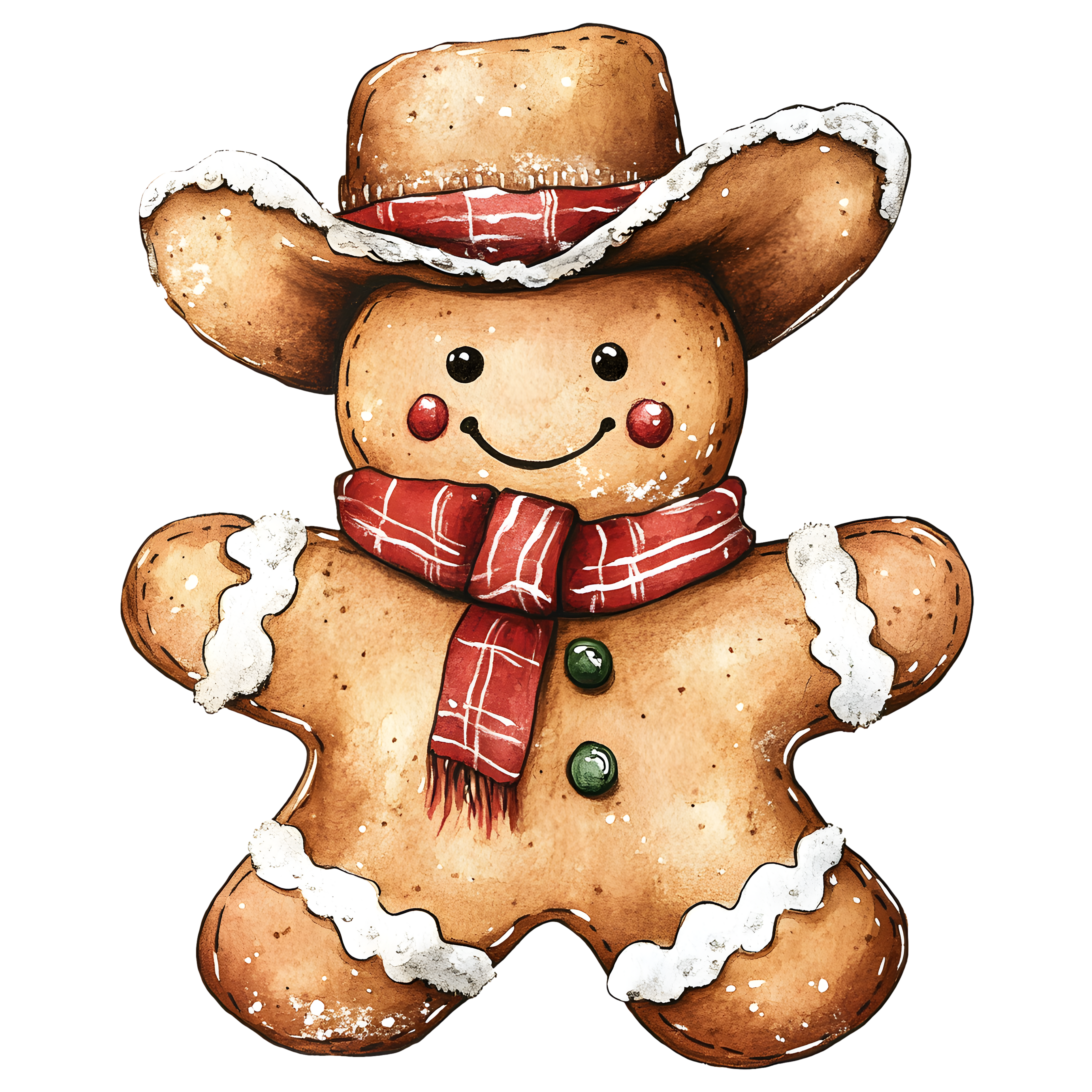 Western Christmas Decal 43