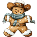 Western Christmas Decal 32