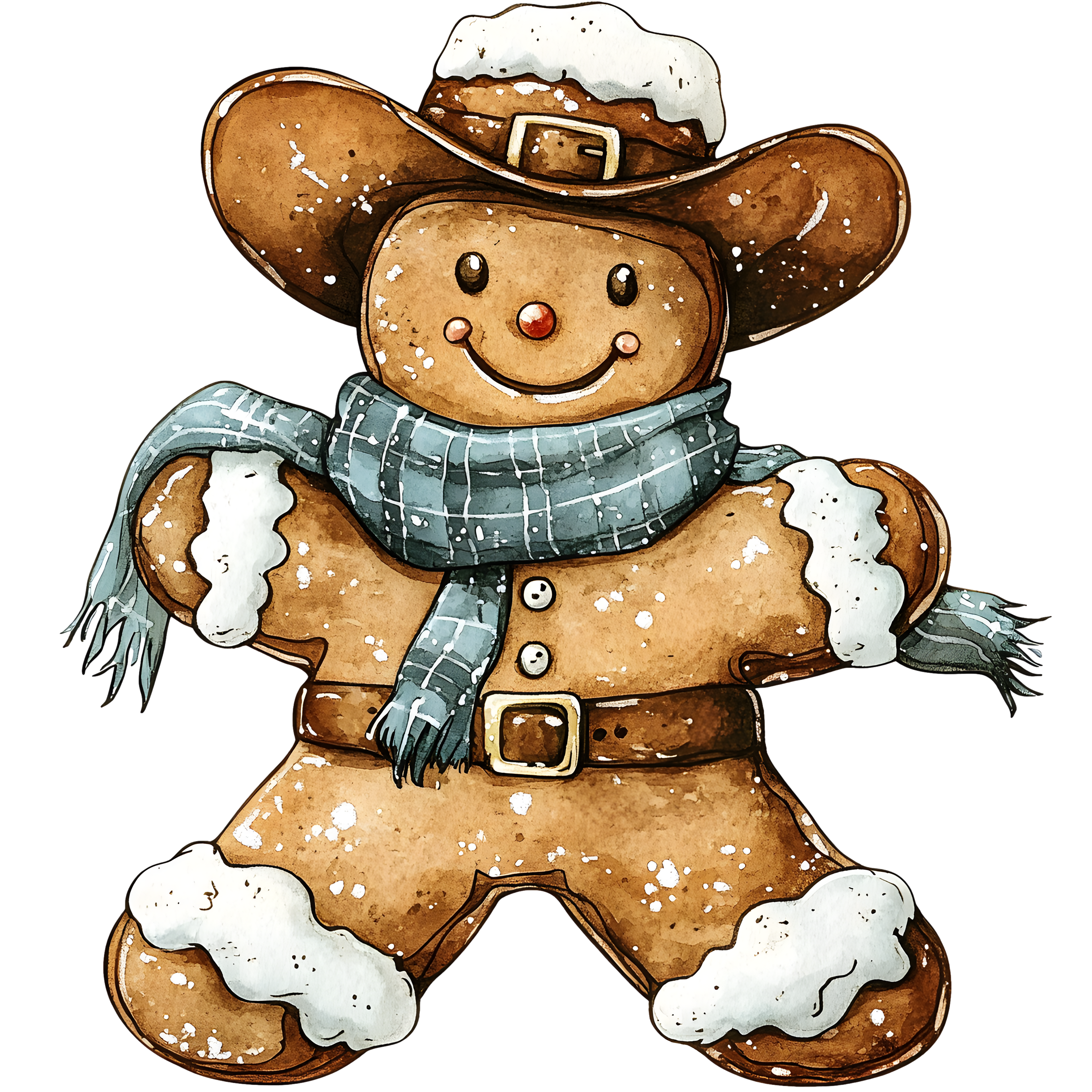 Western Christmas Decal 32