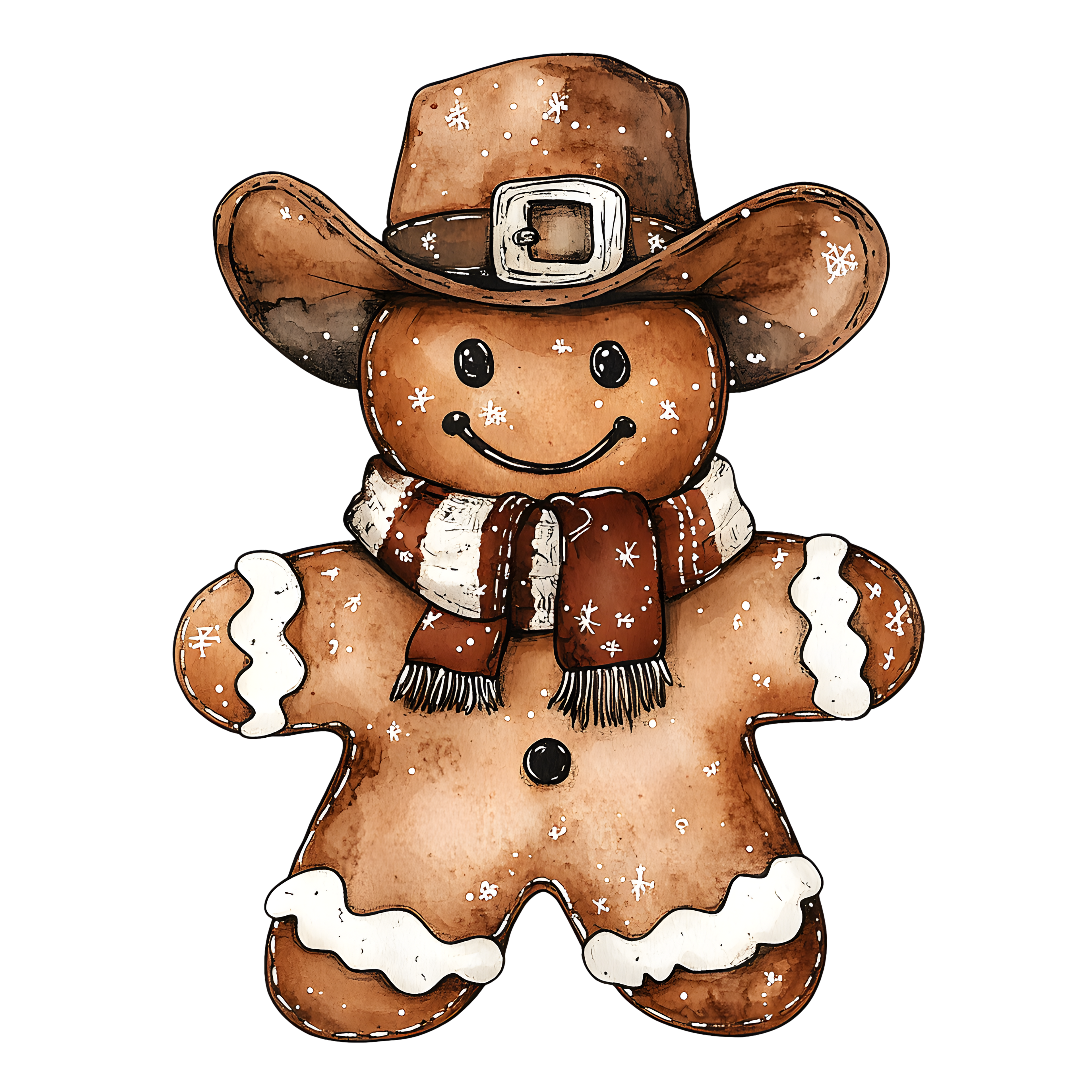 Western Christmas Decal 33