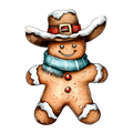 Western Christmas Decal 34
