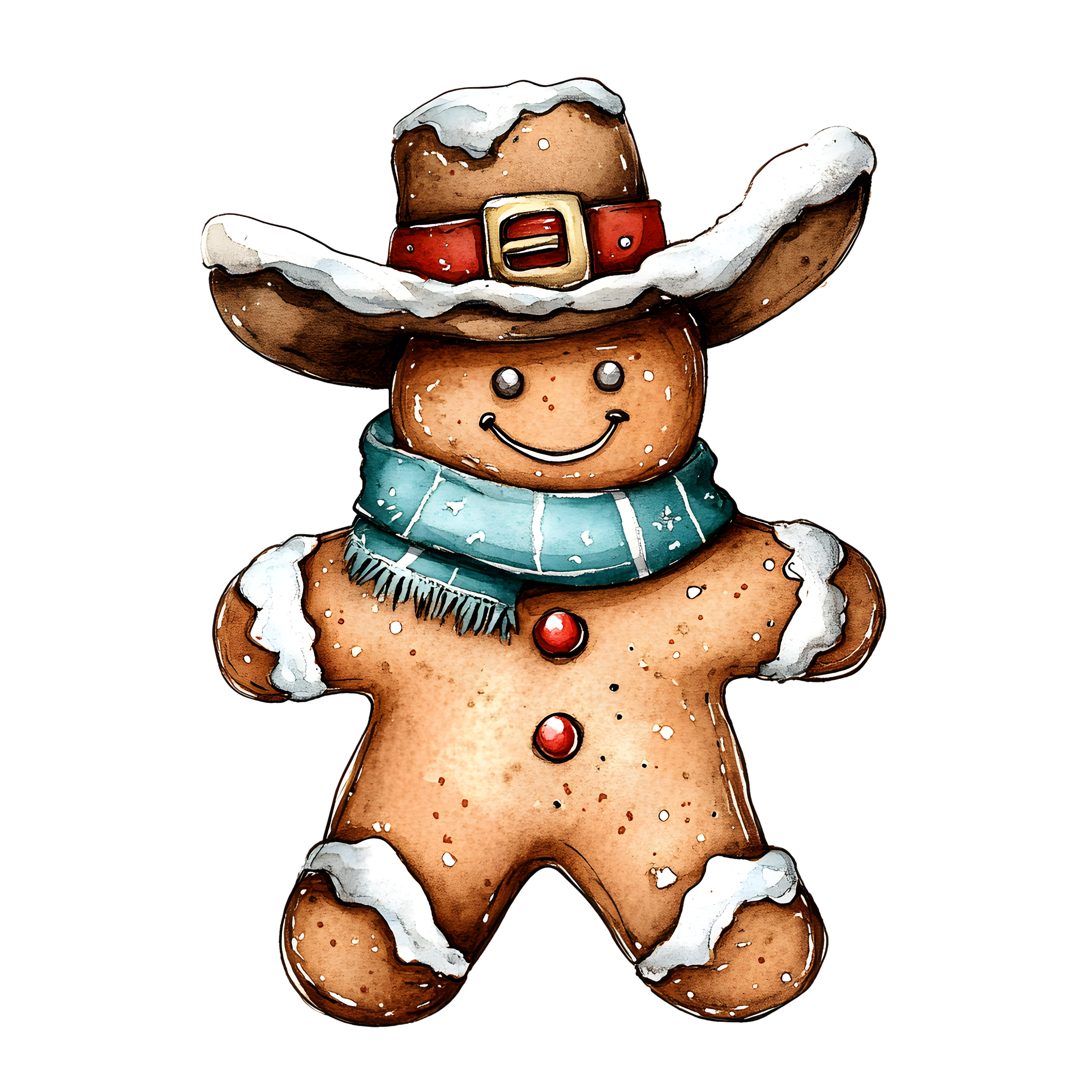 Western Christmas Decal 34