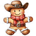 Western Christmas Decal 35