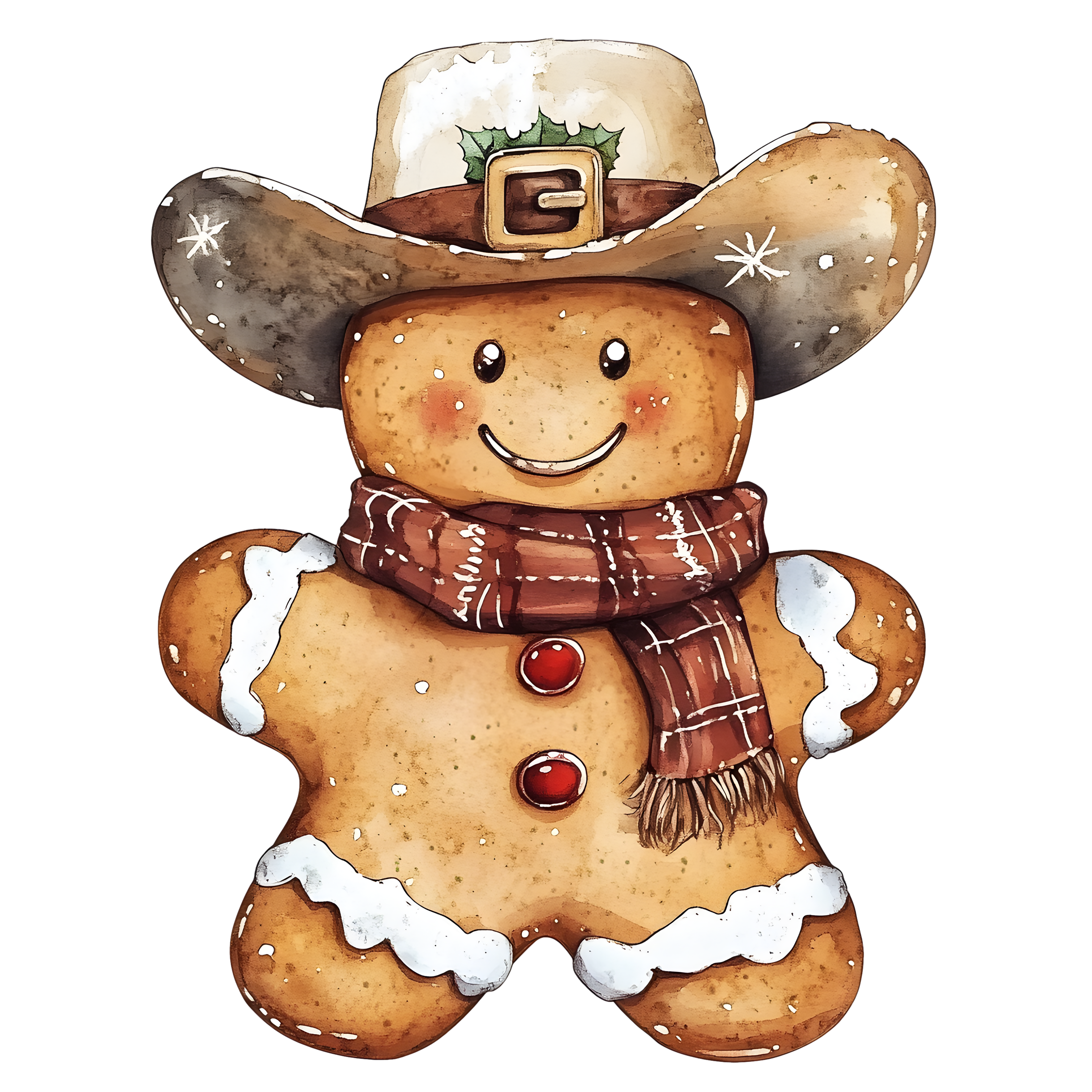 Western Christmas Decal 36