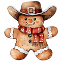Western Christmas Decal 37