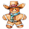 Western Christmas Decal 38