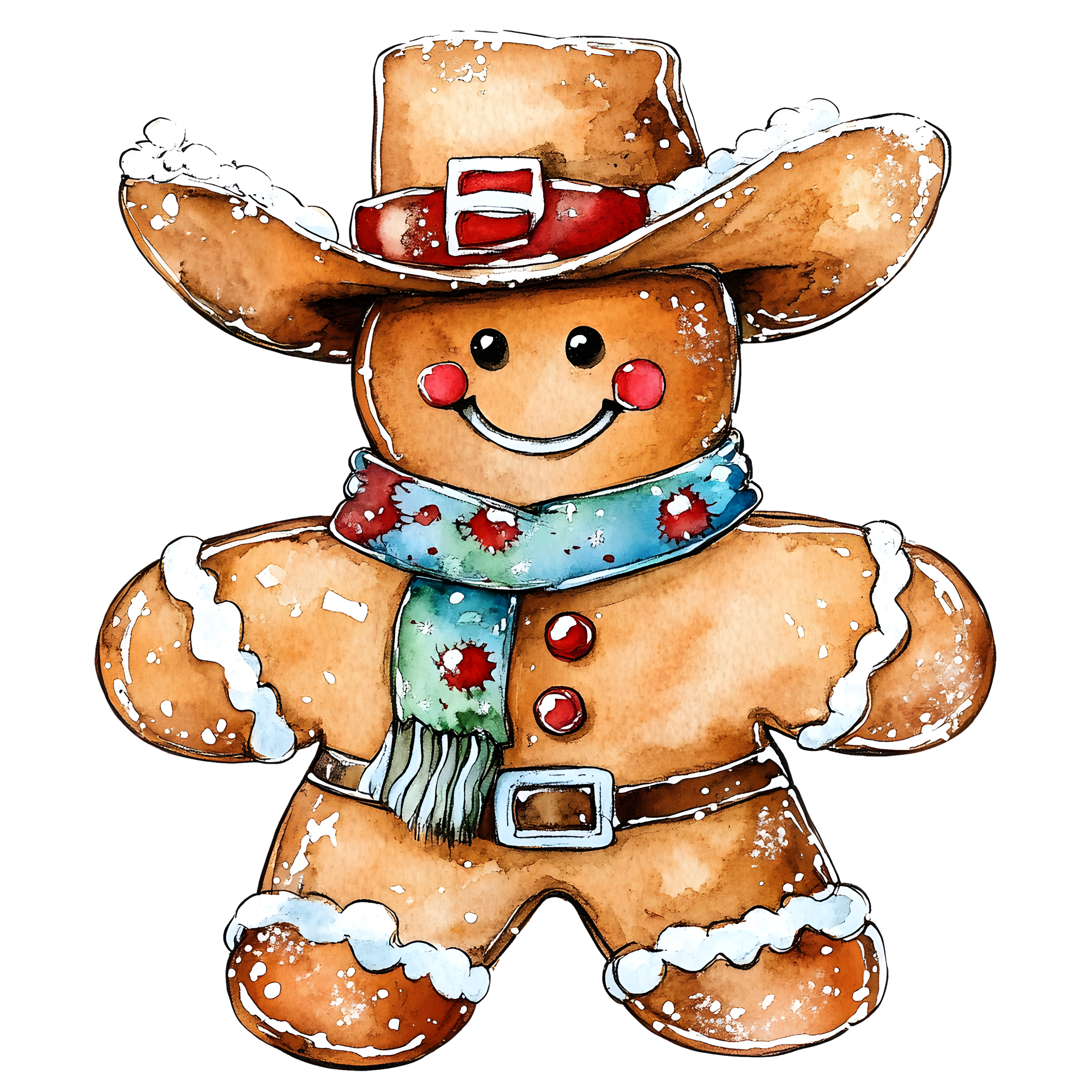 Western Christmas Decal 38