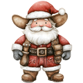 Western Christmas Decal 53