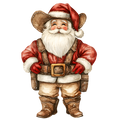 Western Christmas Decal 54