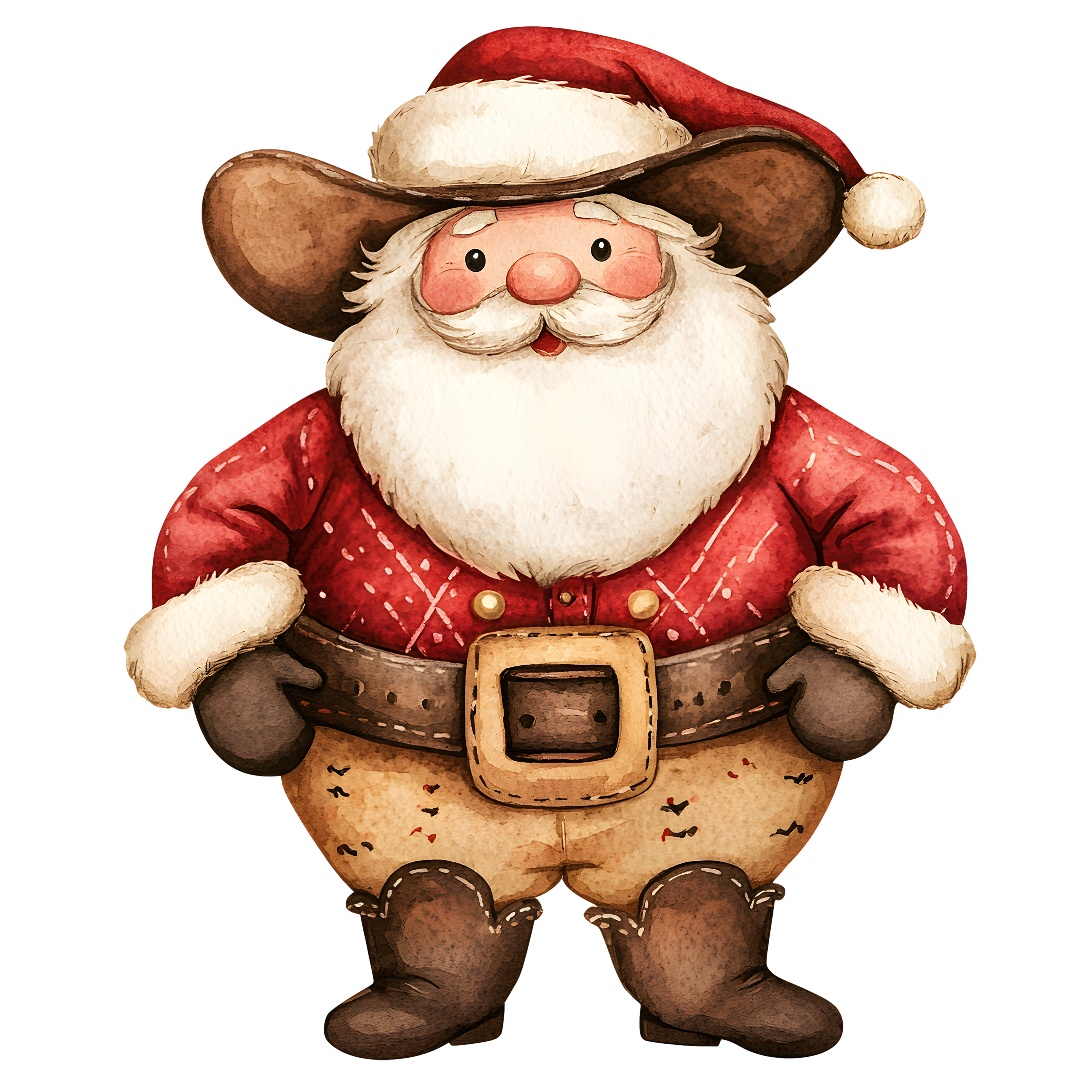 Western Christmas Decal 55