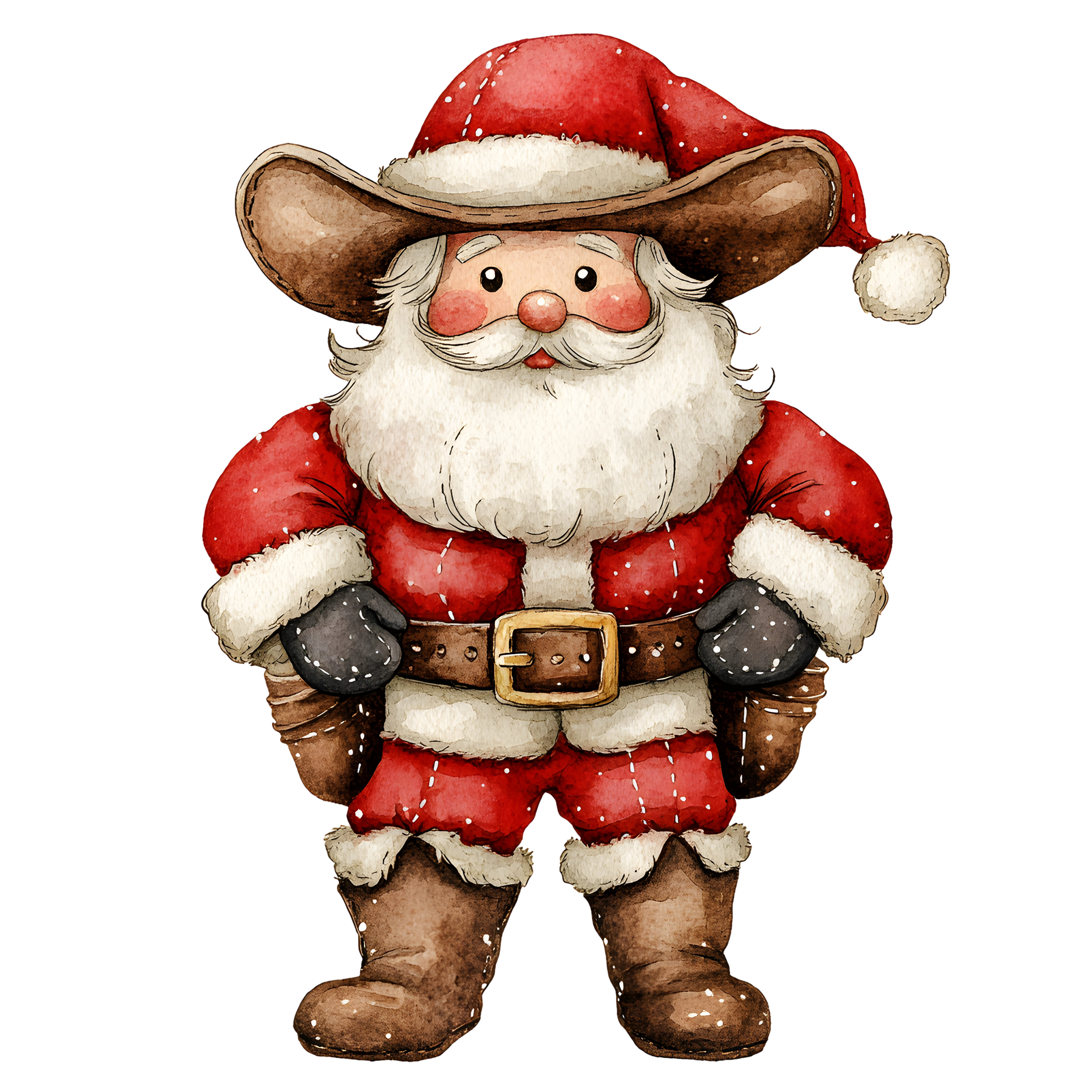 Western Christmas Decal 56