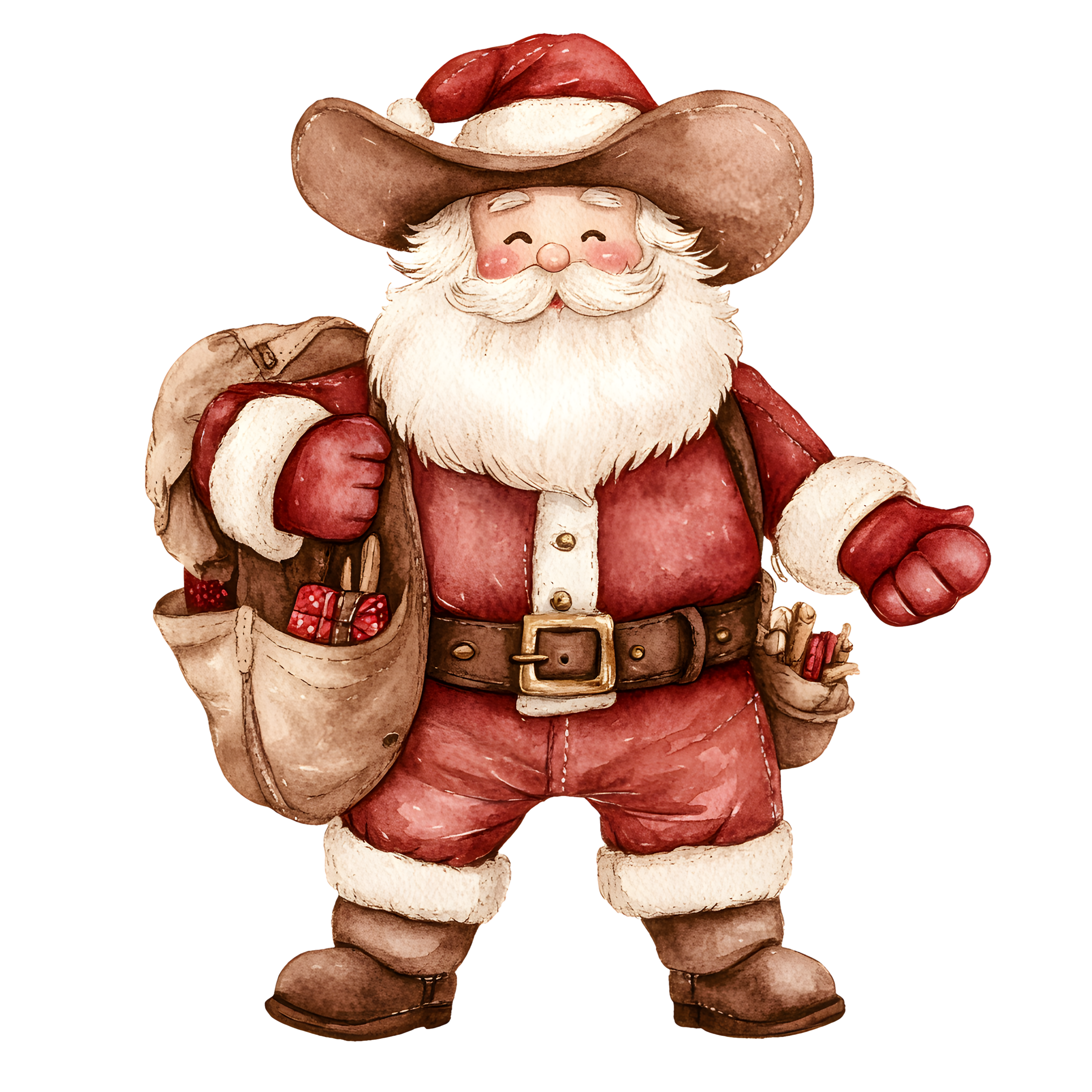 Western Christmas Decal 57