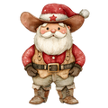 Western Christmas Decal 58