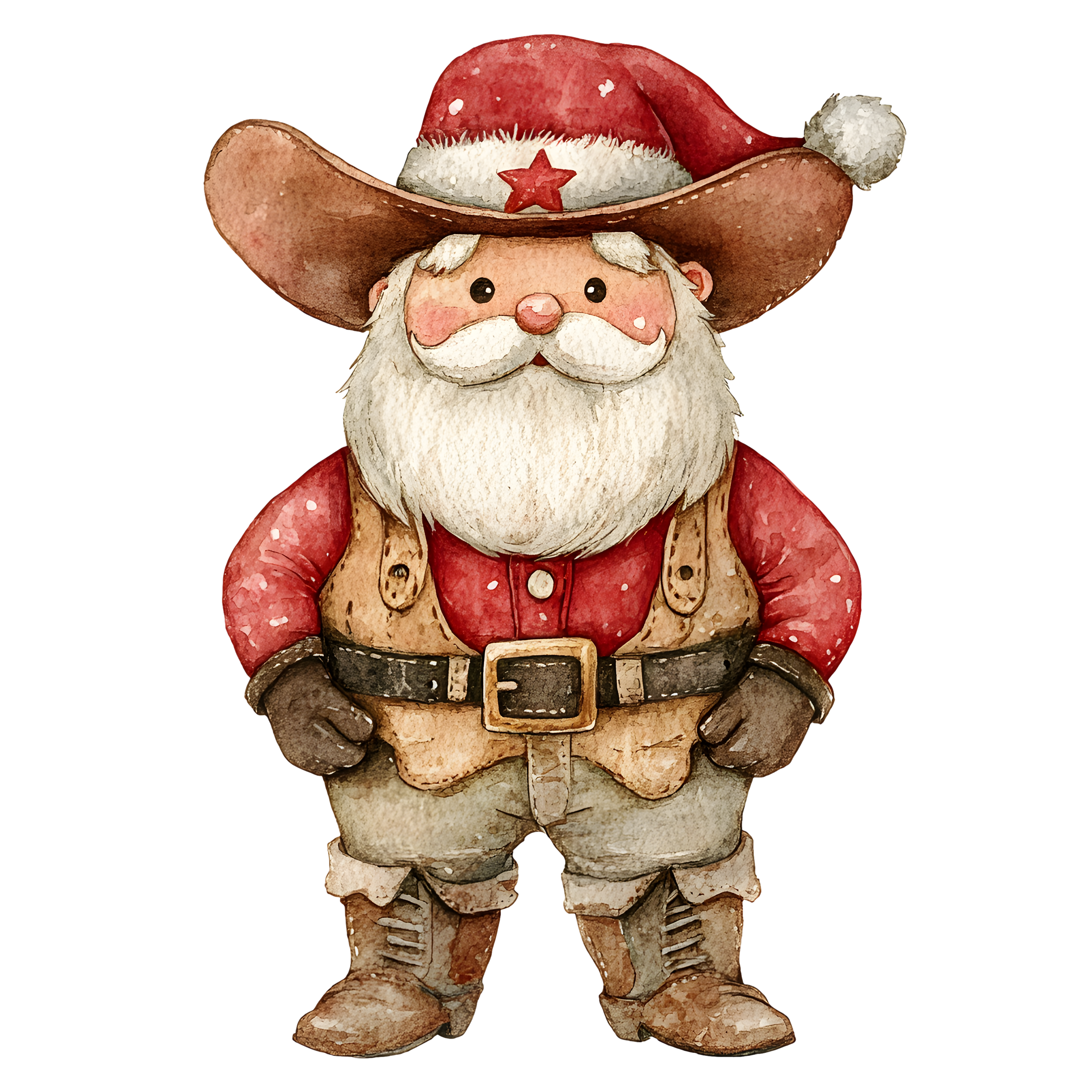 Western Christmas Decal 58