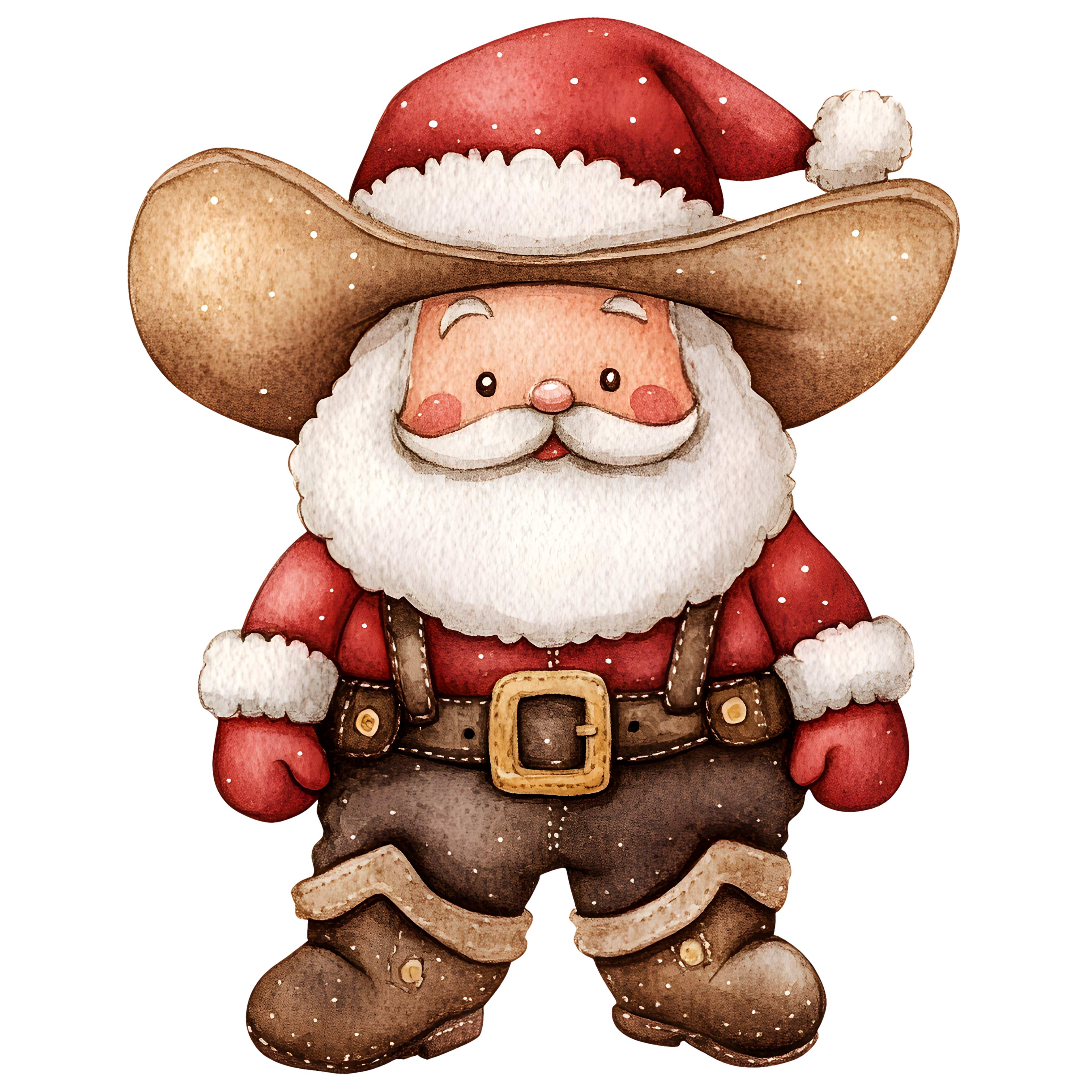 Western Christmas Decal 59