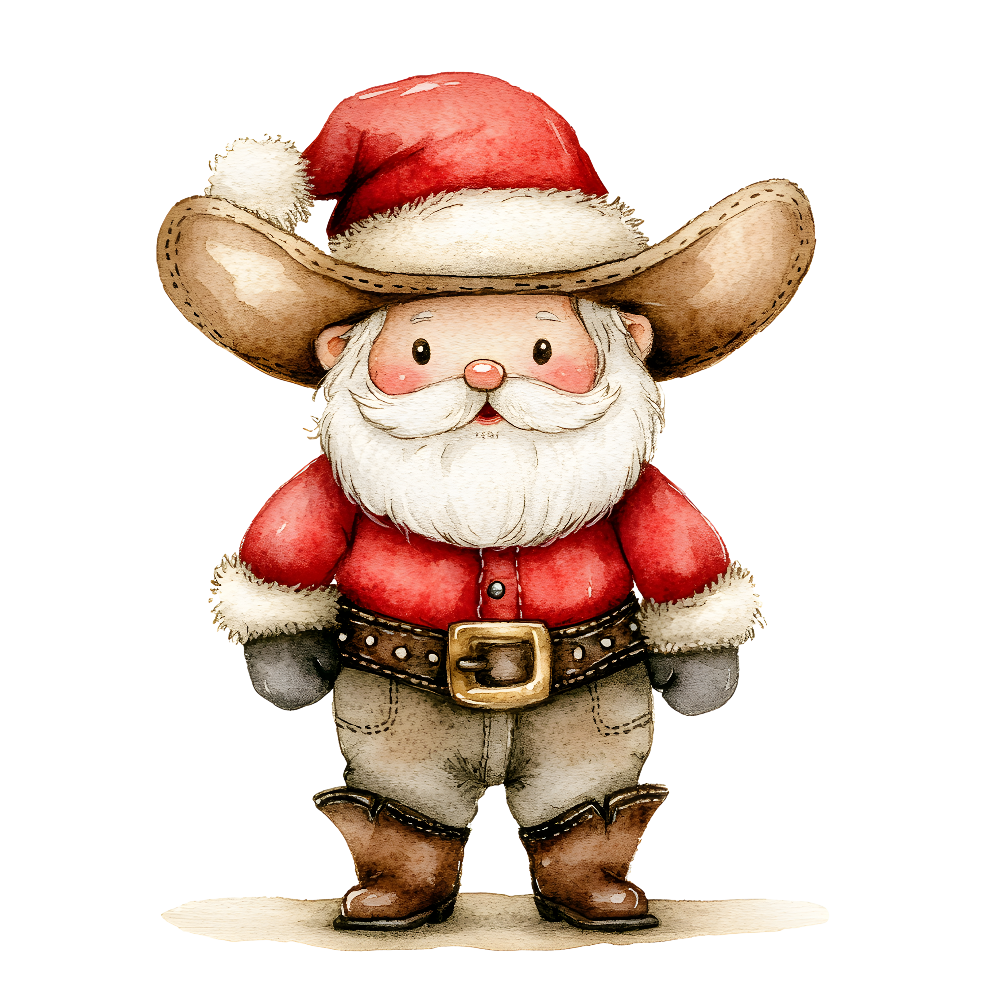 Western Christmas Decal 48