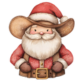 Western Christmas Decal 49