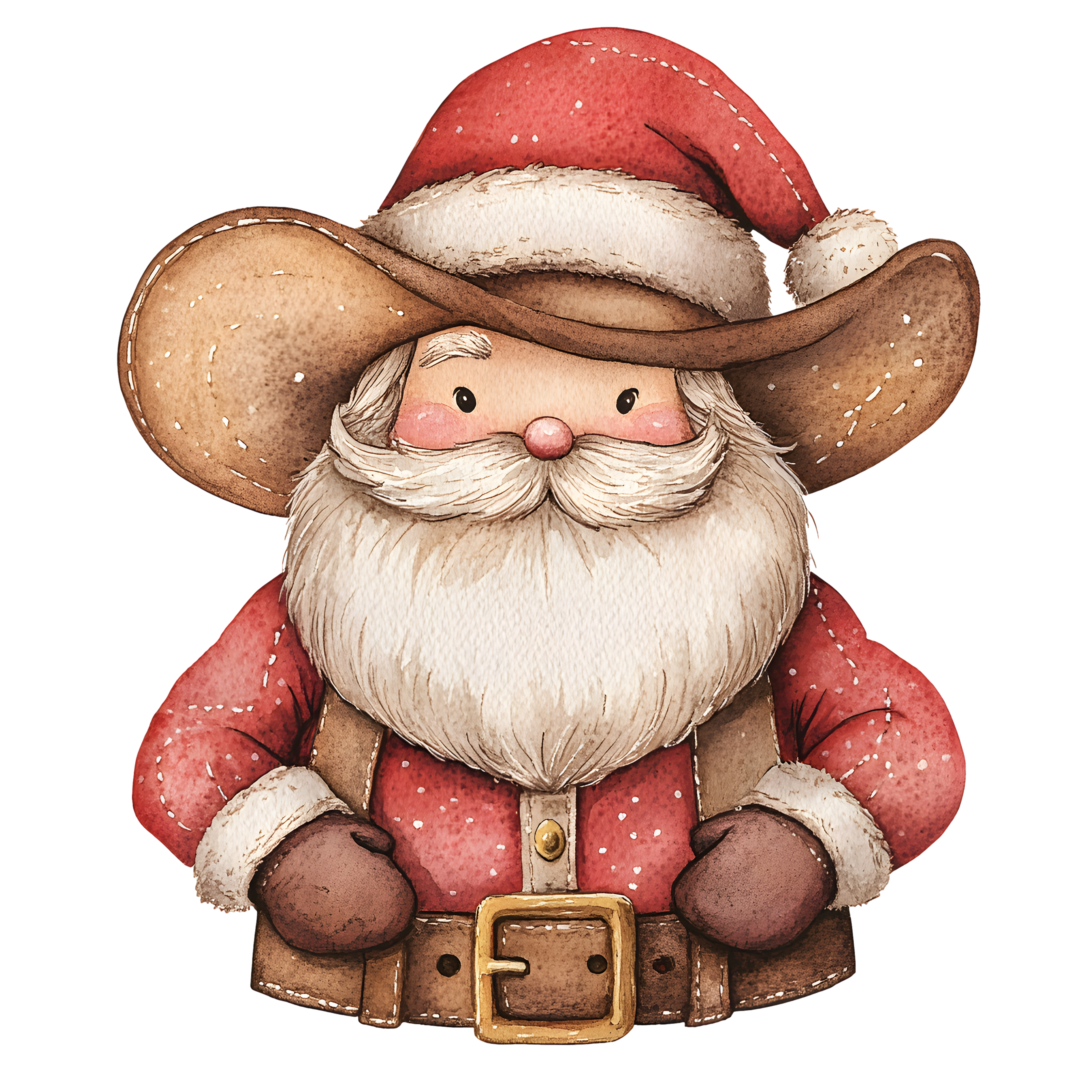 Western Christmas Decal 49