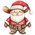 Western Christmas Decal 50