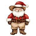 Western Christmas Decal 51