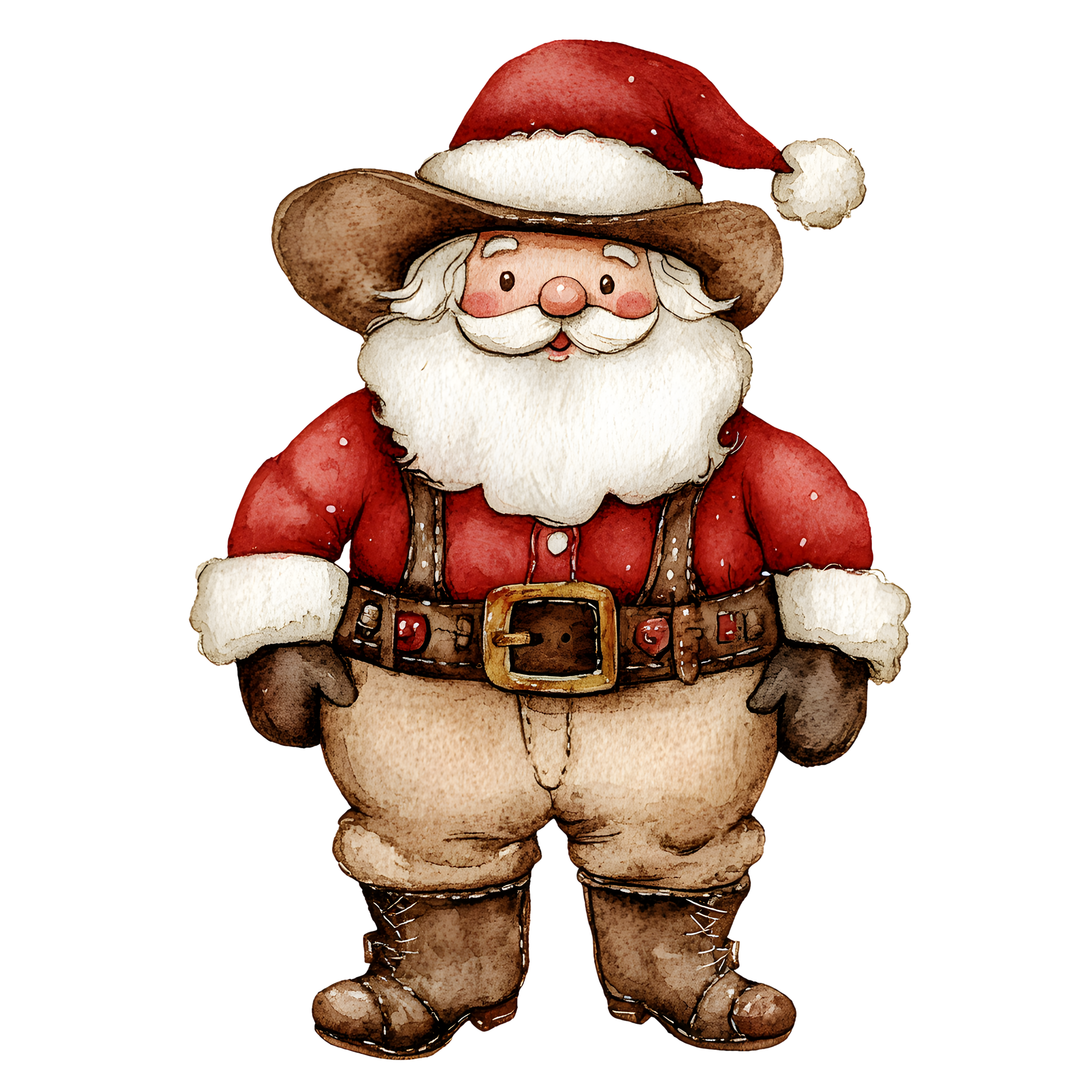 Western Christmas Decal 51