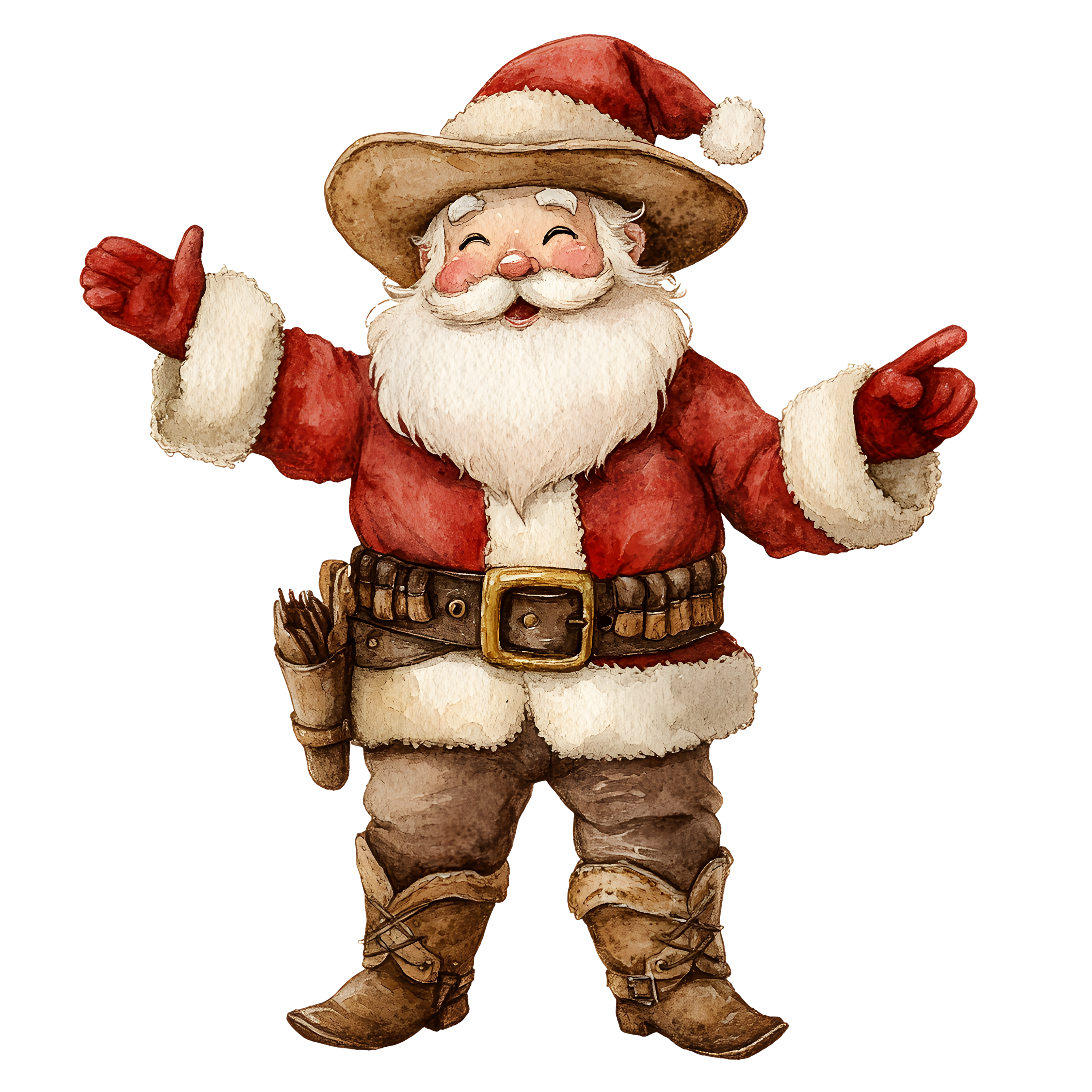 Western Christmas Decal 52