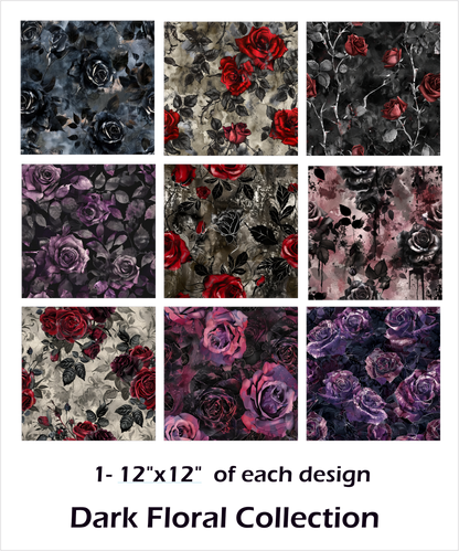 Dark Floral Collection