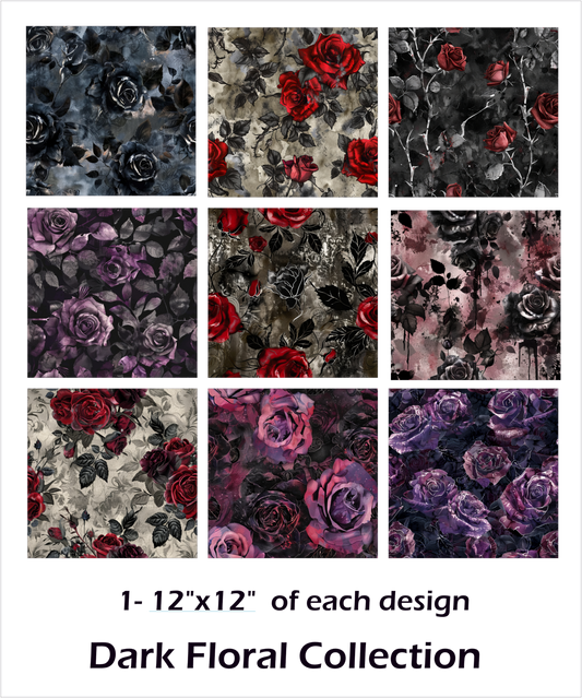 Dark Floral Collection