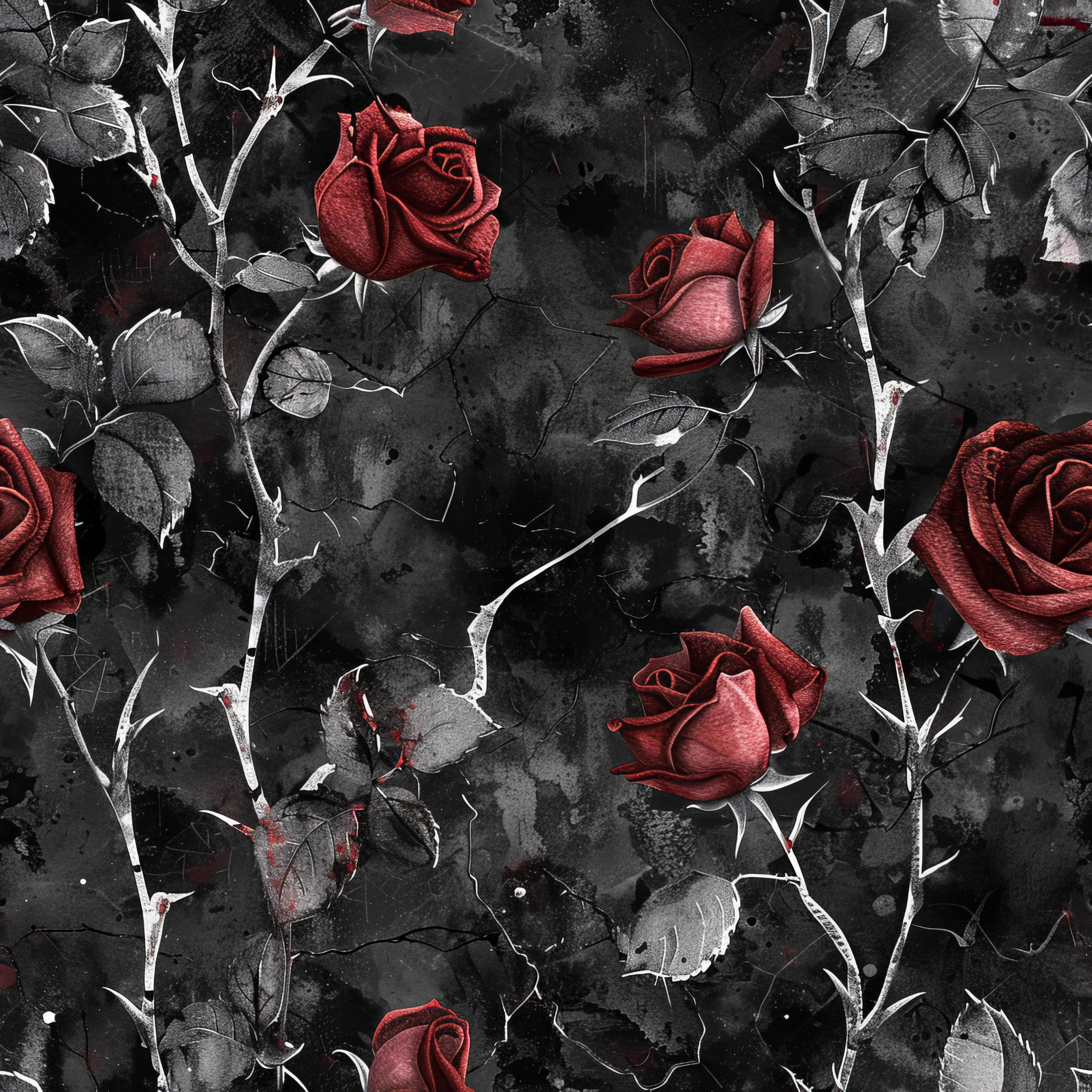 Dark Floral Collection- Vinyl 3
