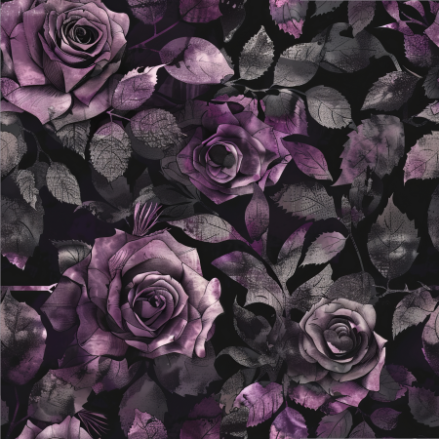 Dark Floral Collection- Vinyl 4