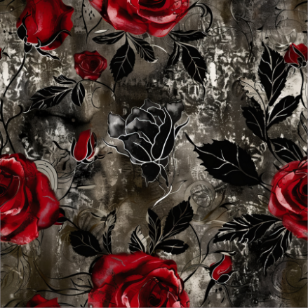 Dark Floral Collection- Vinyl 5