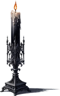 Gothic Candle Collection- Decal 1
