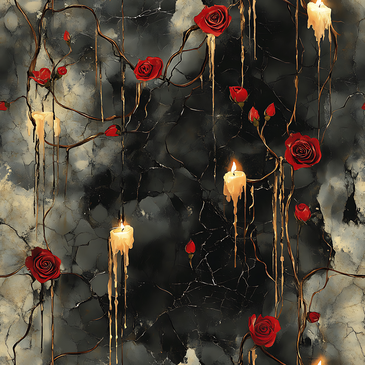 Gothic Candle Collection- Vinyl 7