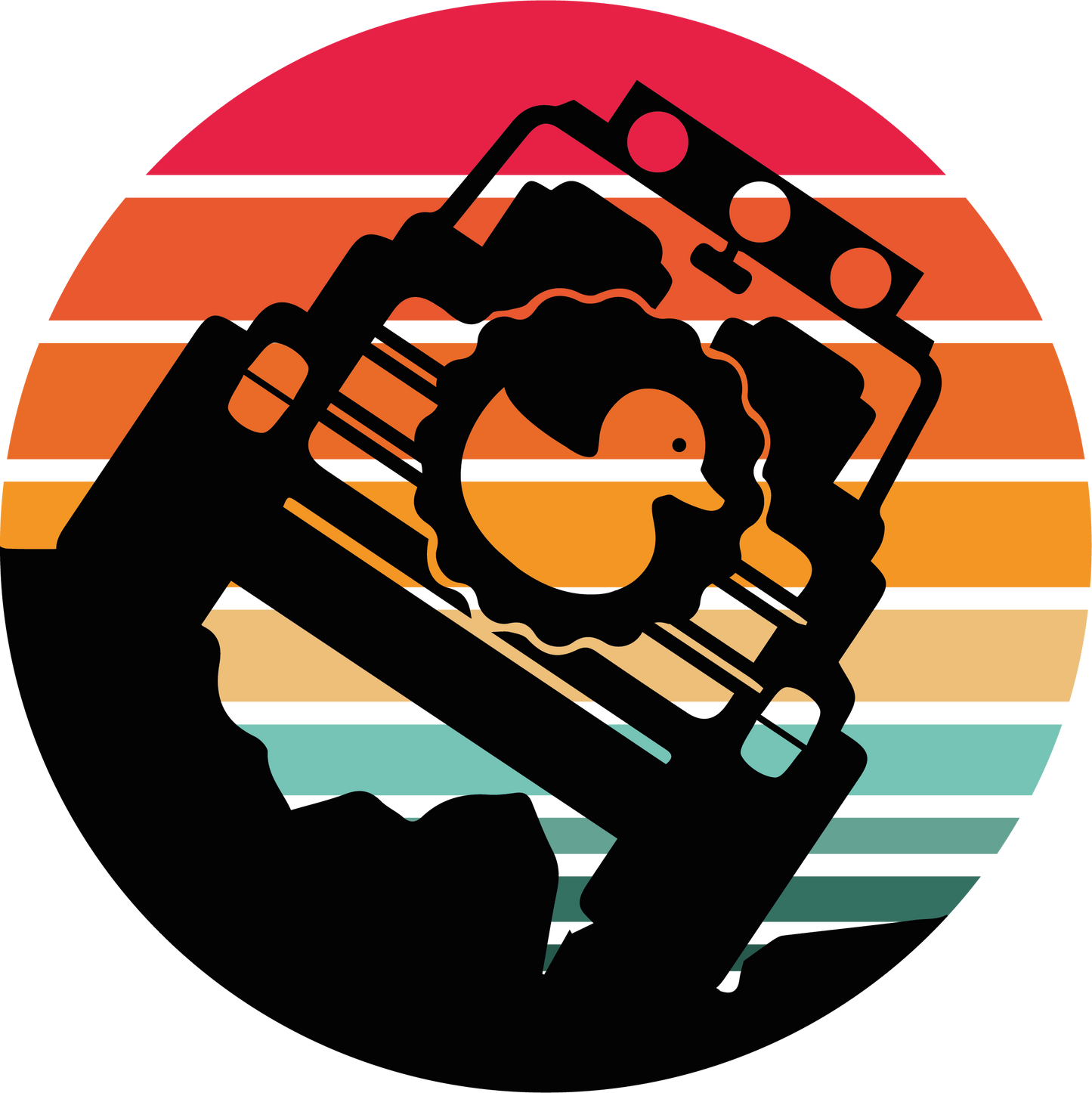 Sunset Jeep Decal