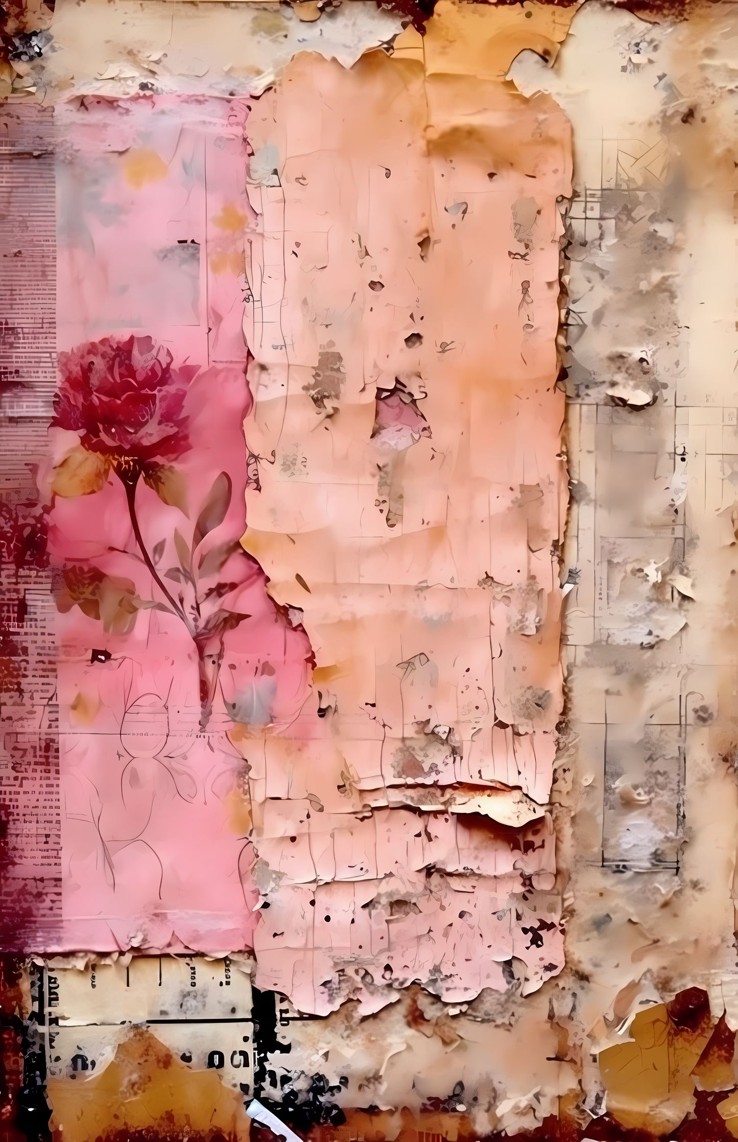 Distressed Pink 5