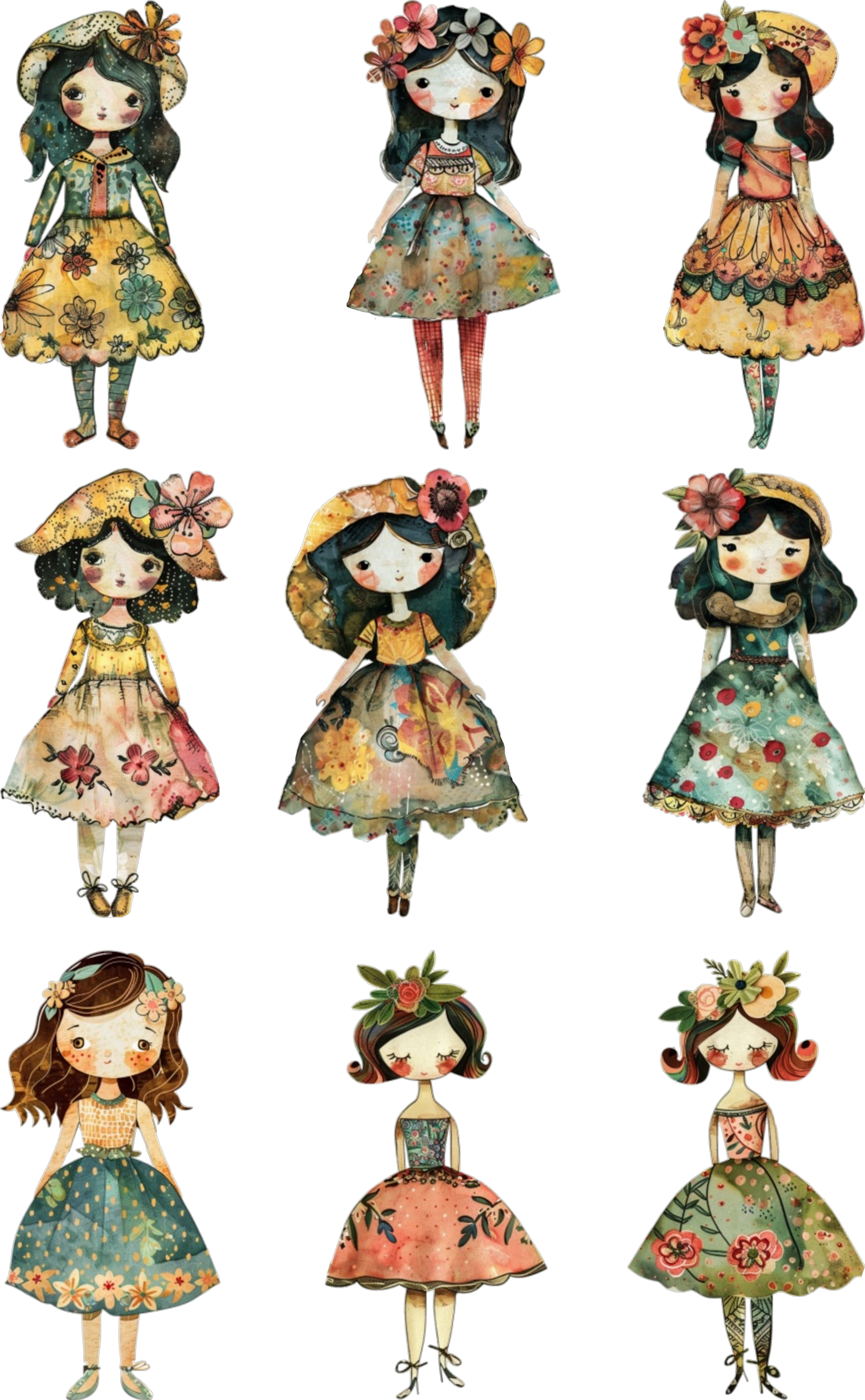 Doll Element Sheet 3