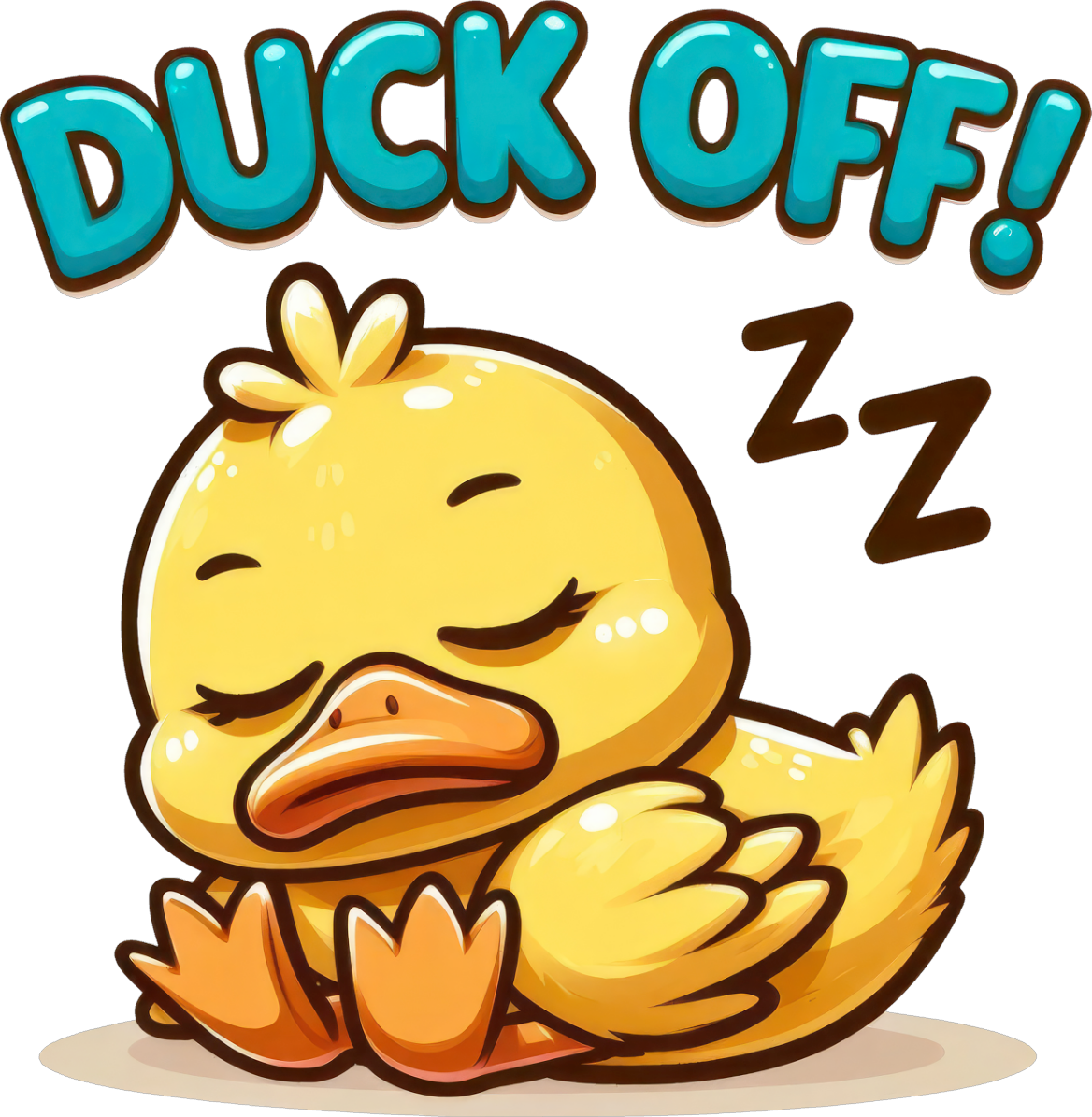 Duck off Decal