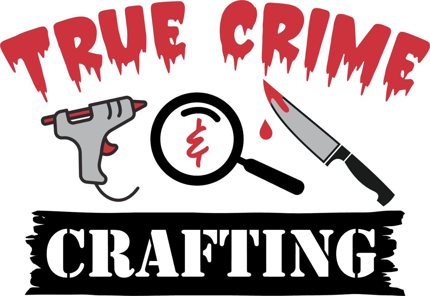 Collection E-True Crime & Crafting Decal