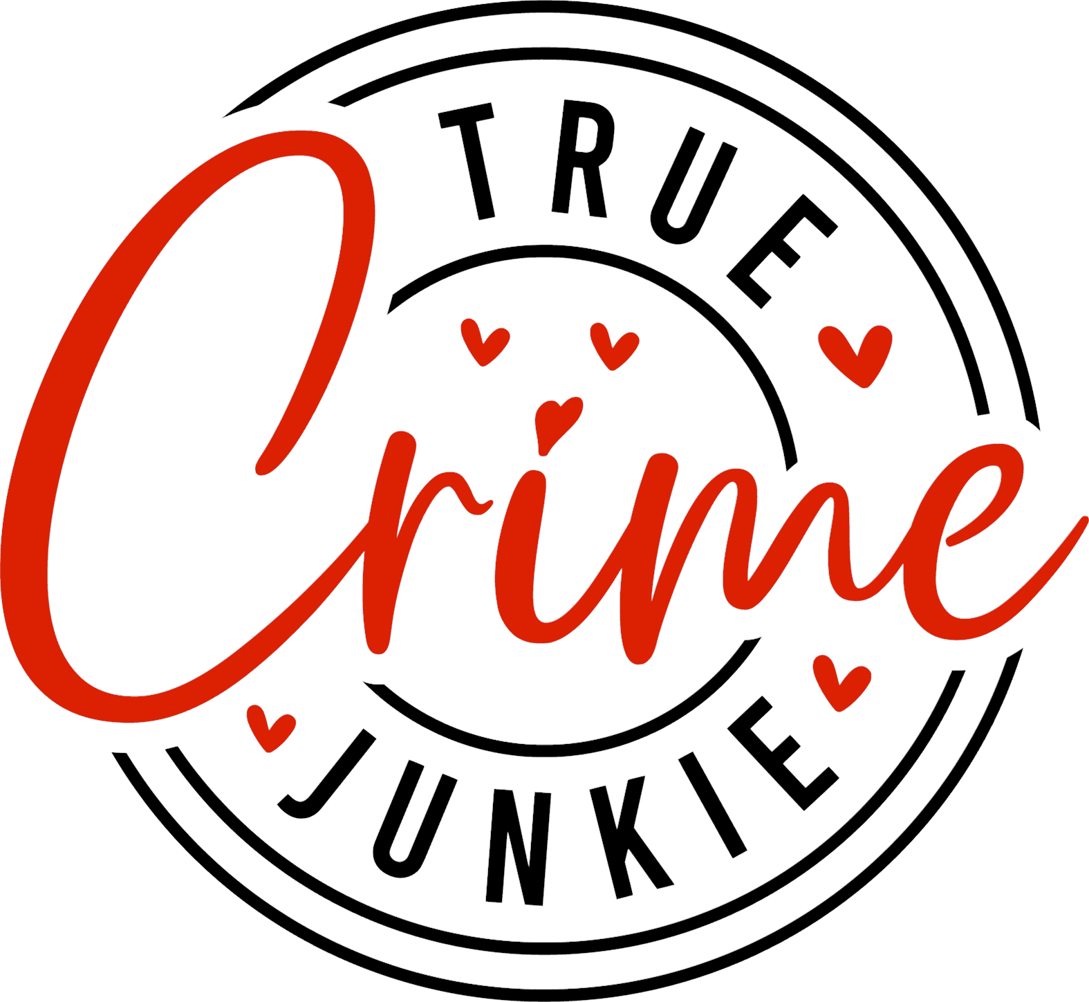 Collection E-True Crime Junkie Decal