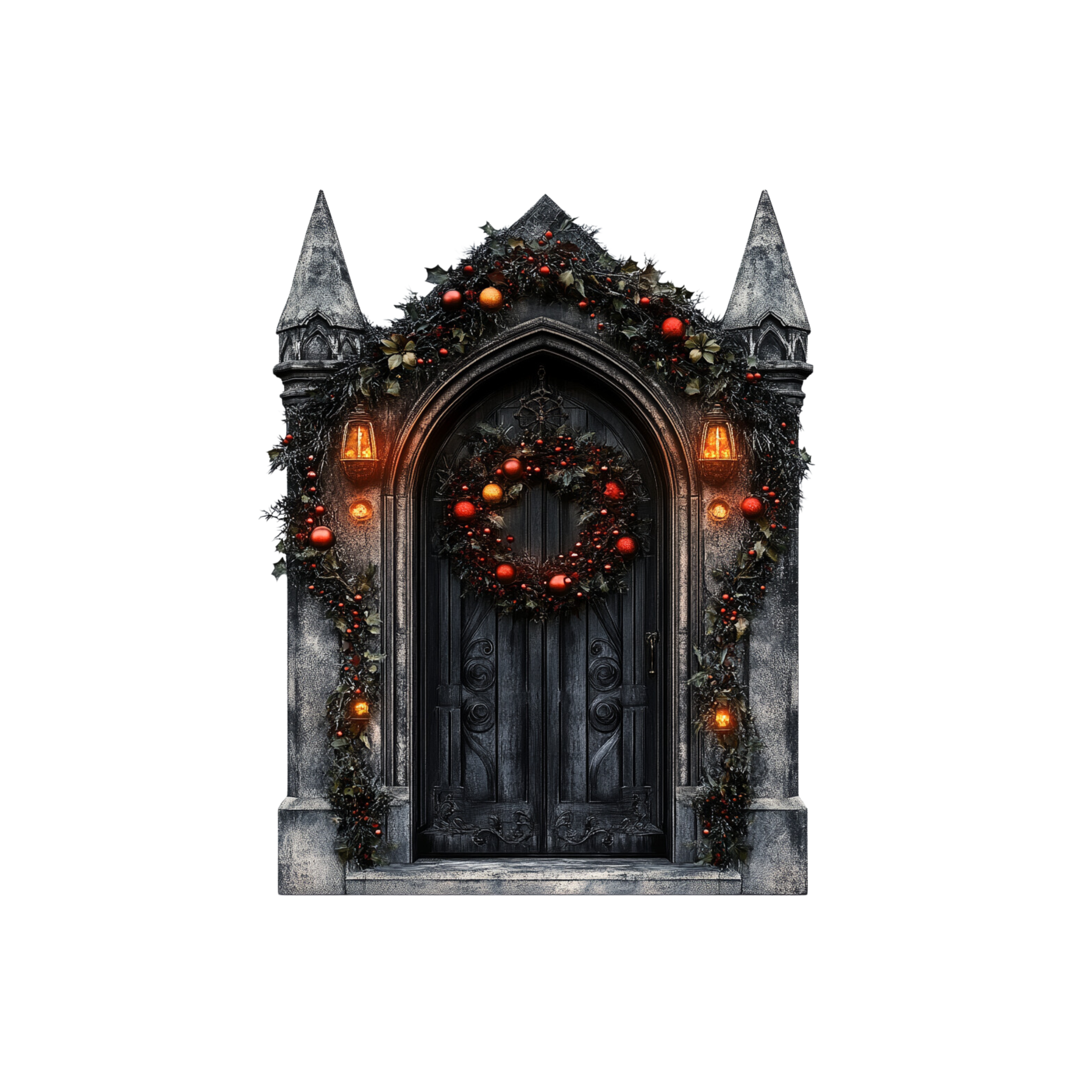 Gothic Christmas Decal 33