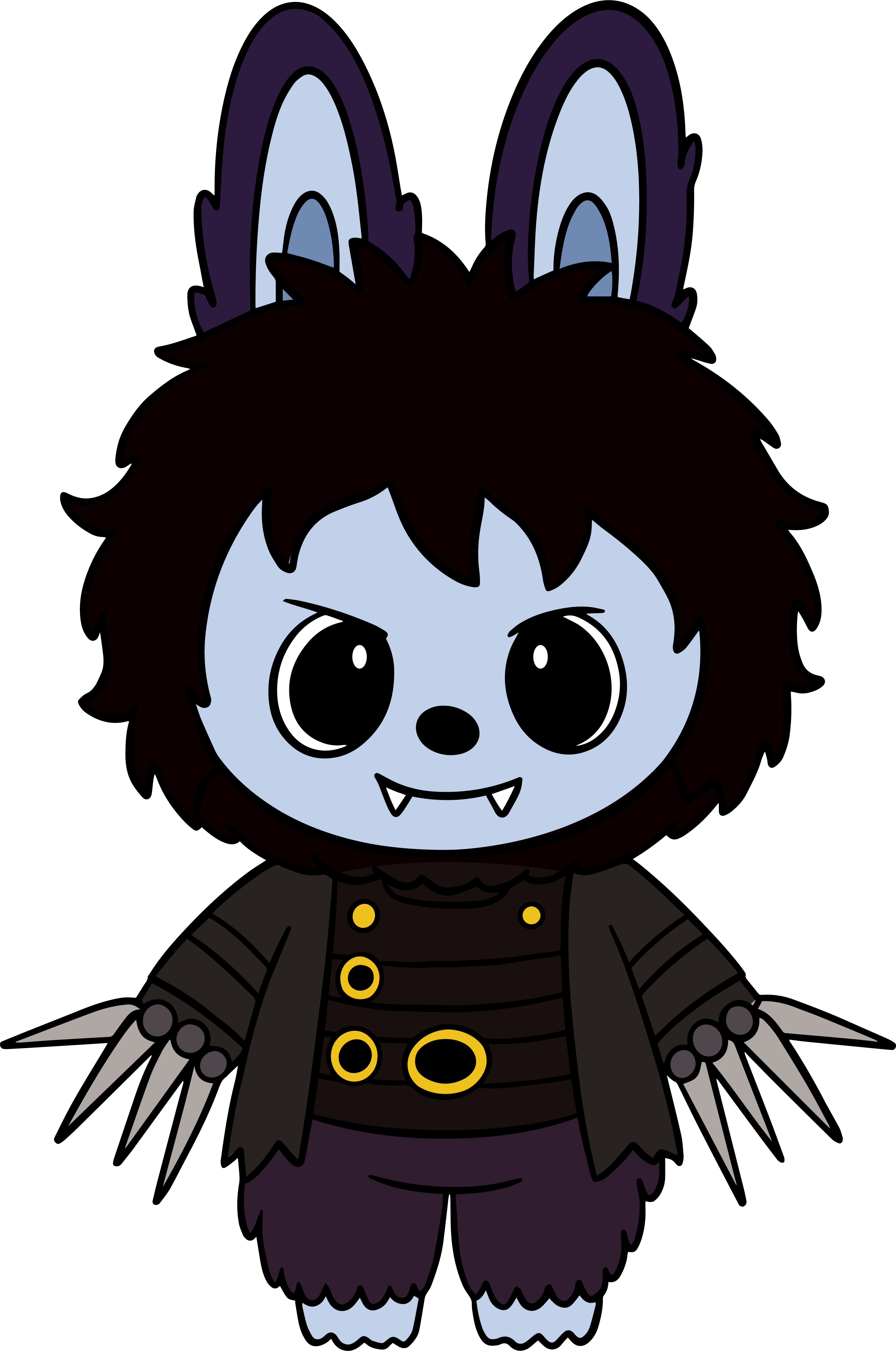 Halloween Labubu Edward Scissorhands