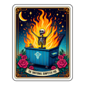 Emotional Dumpter Tarot Card