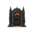 Gothic Christmas Decal 35
