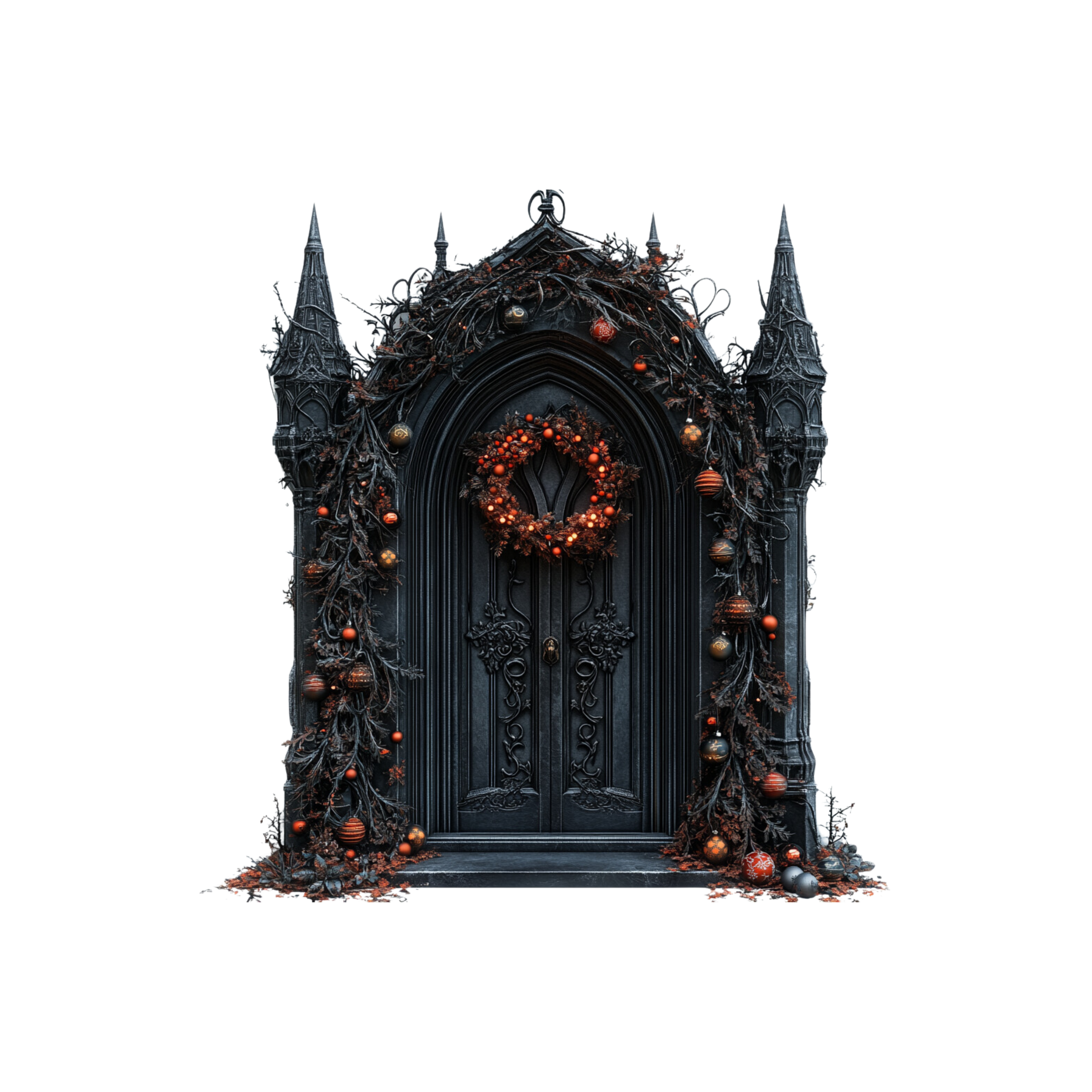 Gothic Christmas Decal 36