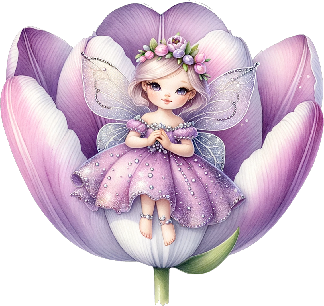 Fairy in Flower 1