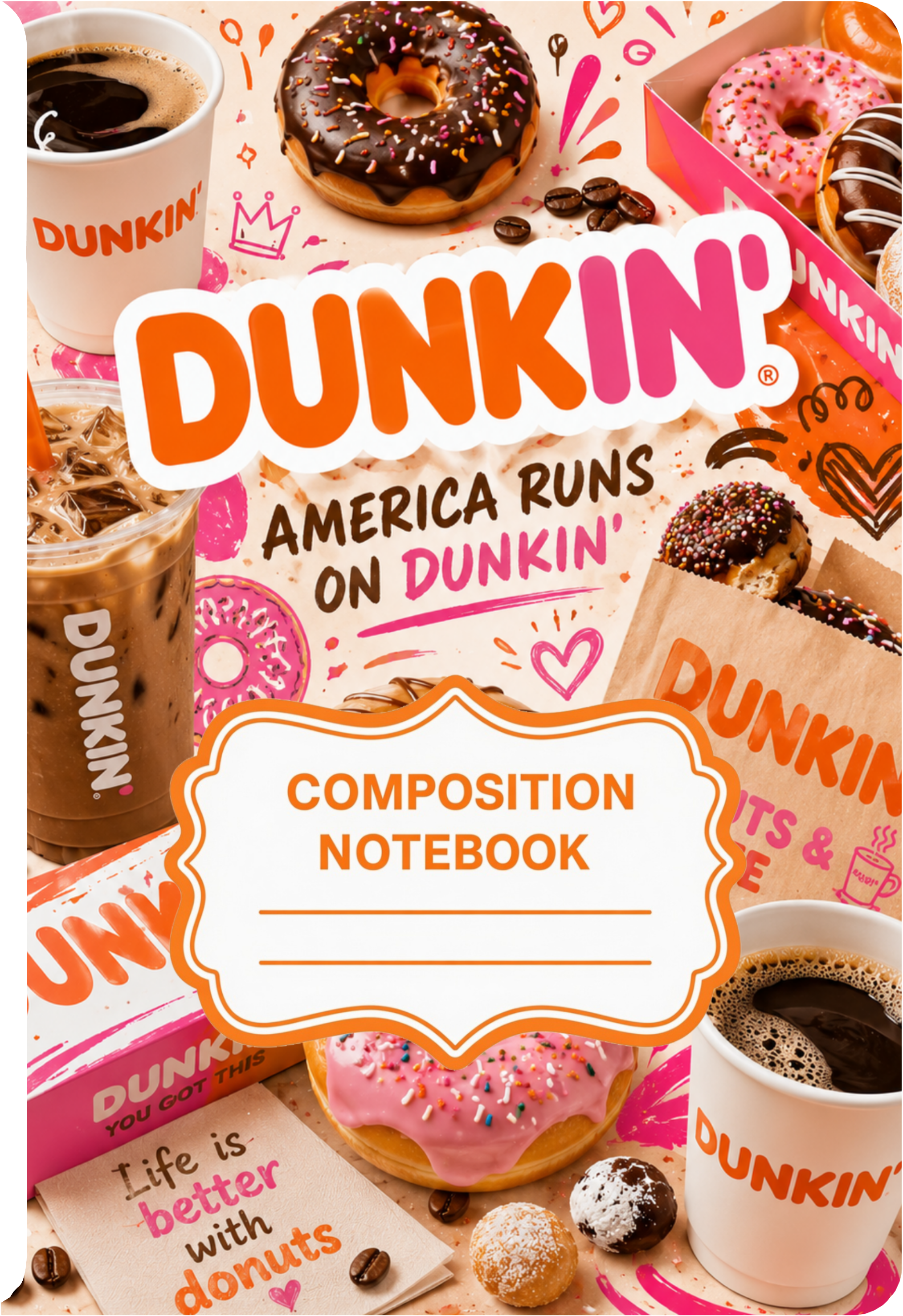 Other Character Themed Composition Notebooks VINYL ONLY