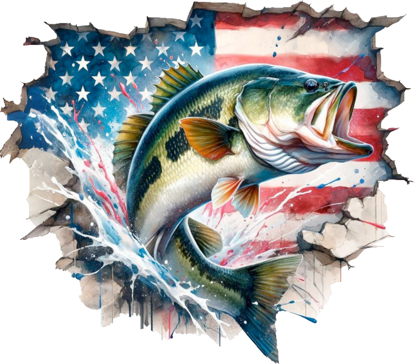 Fish on Flag