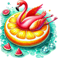 Flamingo Decal 1