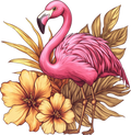 Flamingo Decal 3
